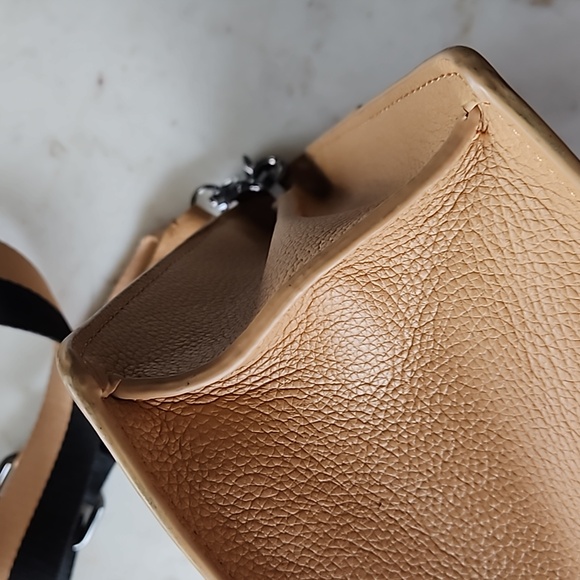 Botkier Tan Trigger Flap Satchel - Picture 8 of 13